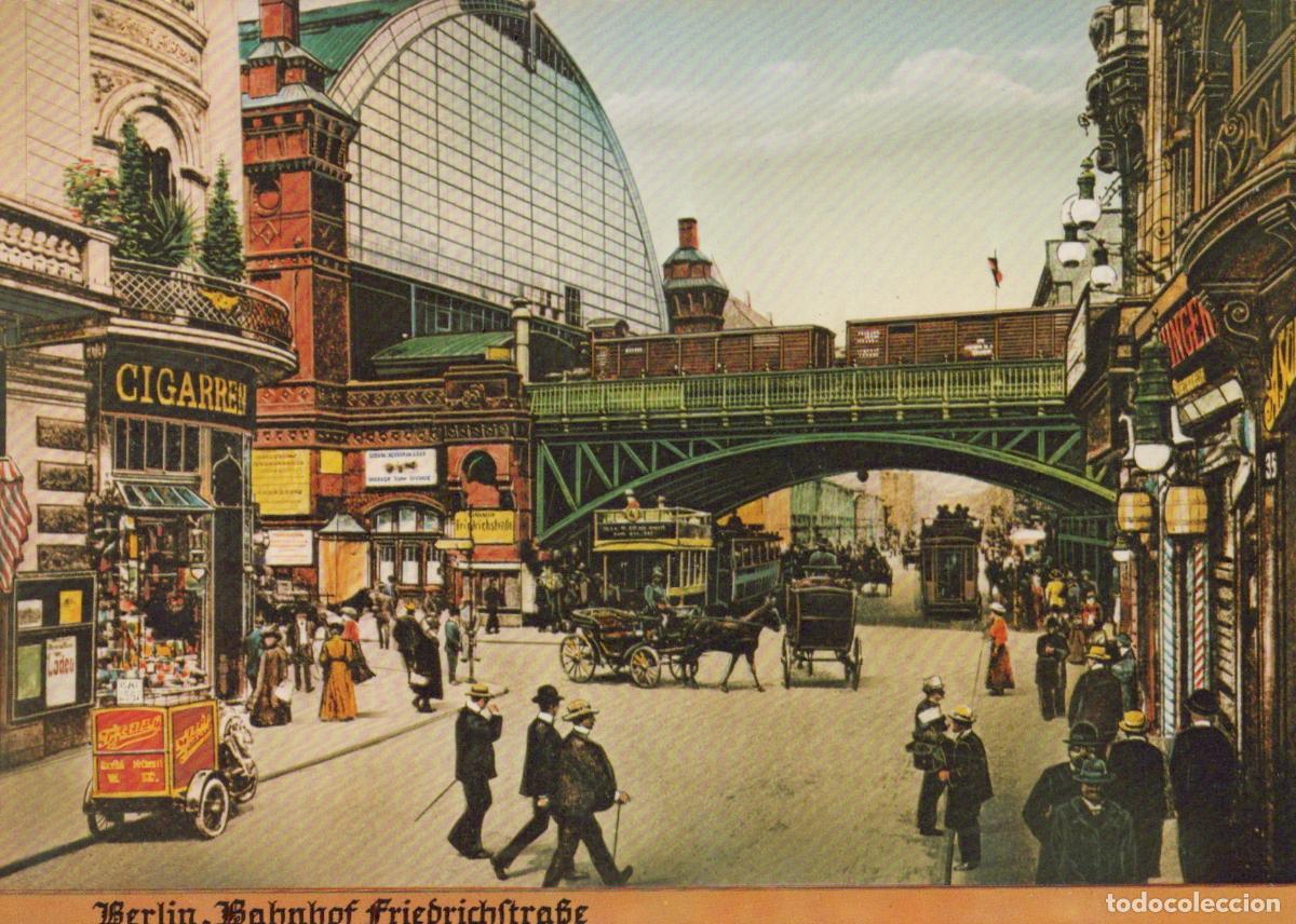Postais: Germany Berlin Bahnhof Friedrichstra&szlig;e Busy Street Scene With Unposted *YAX168