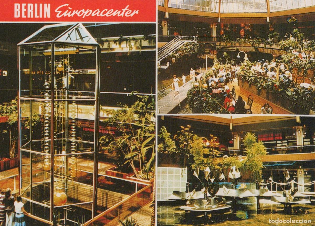 Cartoline: Germany Berlin Europacenter Interior Uhr der Flie&szlig;enden Zeit Unposted *YAX523