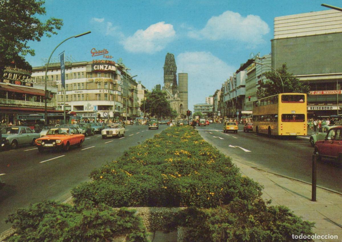 Cartes Postales: Germany Berlin Kurf&uuml;rstendamm Street View With Kaiser Wilhelm Memorial *YAX184