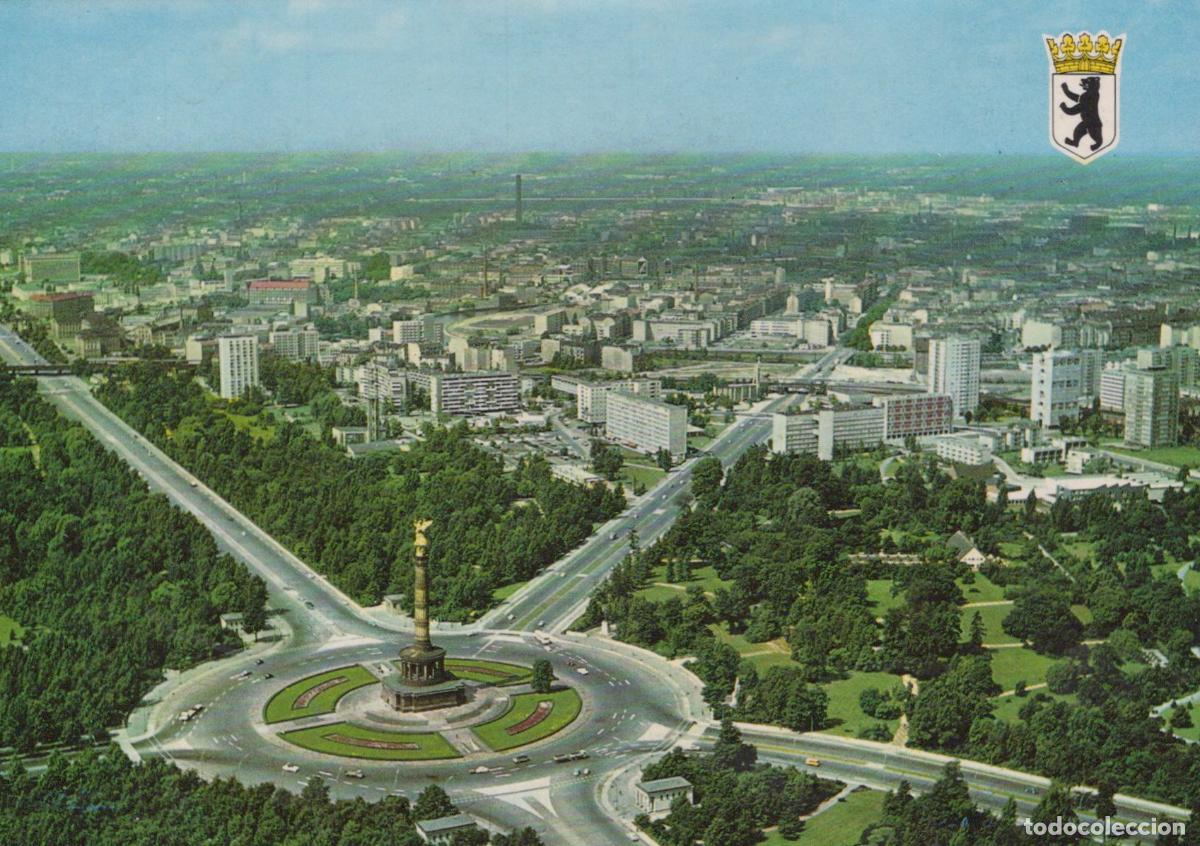 Cartes Postales: Germany Berlin Tiergarten Victory Column Hansa Quarters Aerial View *YAX190
