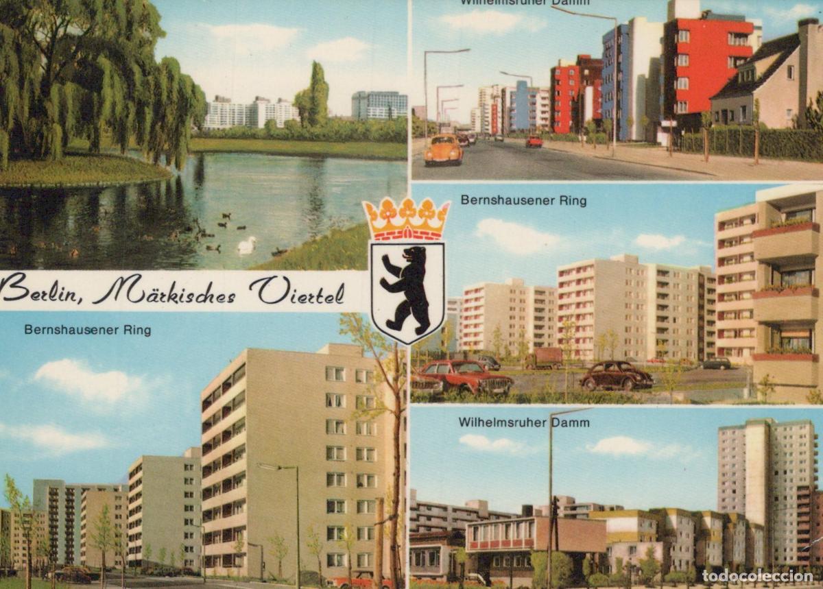 Cartoline: Germany Berlin M&auml;rkisches Viertel Bernhausener Ring Wilhelmsruher Damm *YAX155