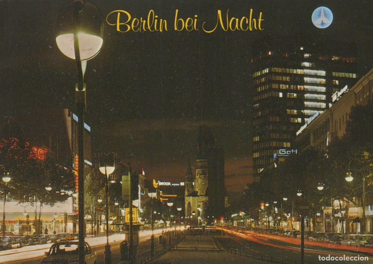 Cartes Postales: Germany Berlin Cityscape At Night Illuminated Buildings and Unposted *YAX198