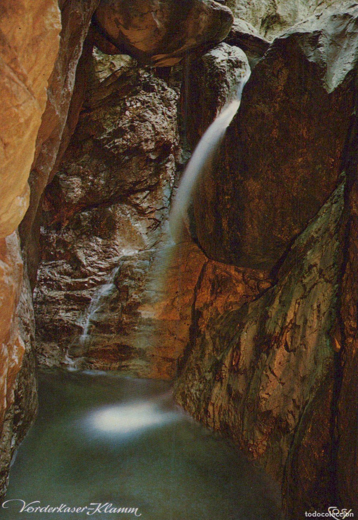 Cartoline: Austria St Martin Bei Lofer Voderkaserklamm Waterfall Gorge Unposted *YAX895