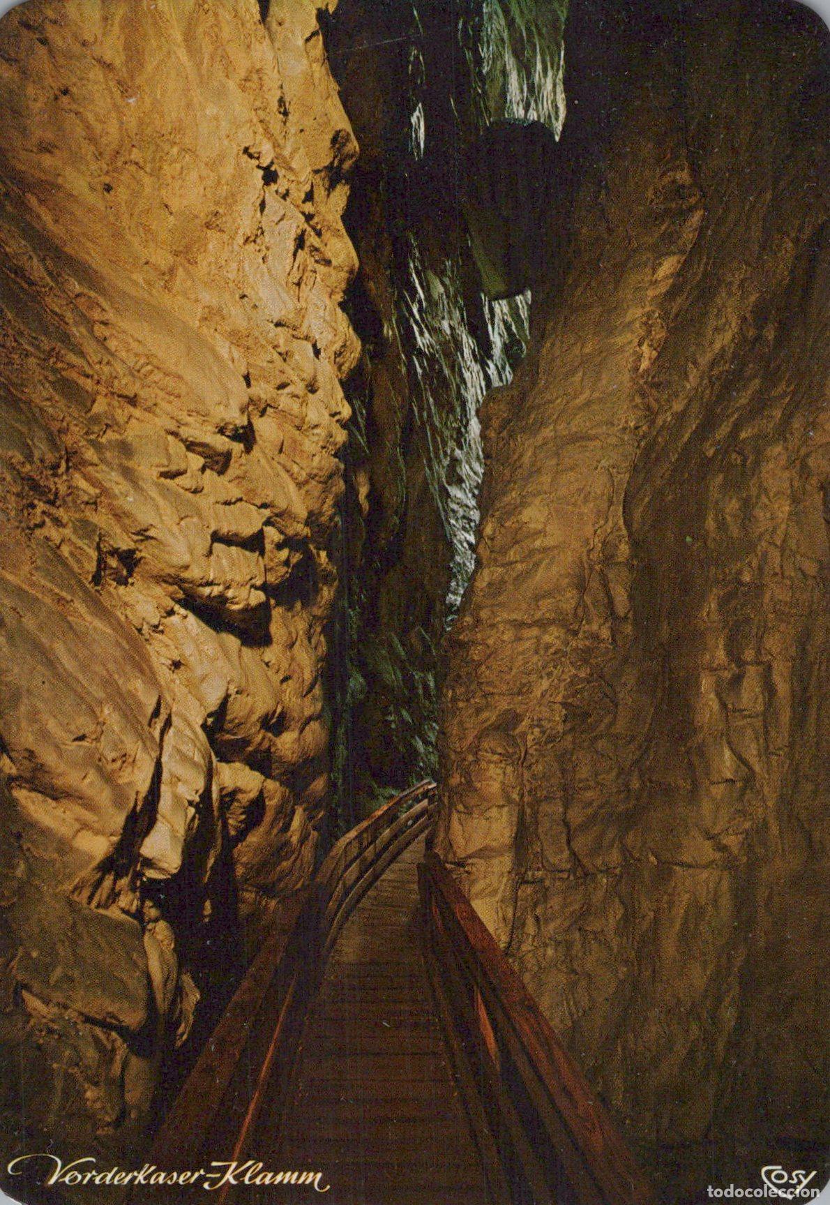 Cartoline: Austria St Martin Bei Lofer Vorderkaserklamm Gorge Wooden Unposted *YAX897