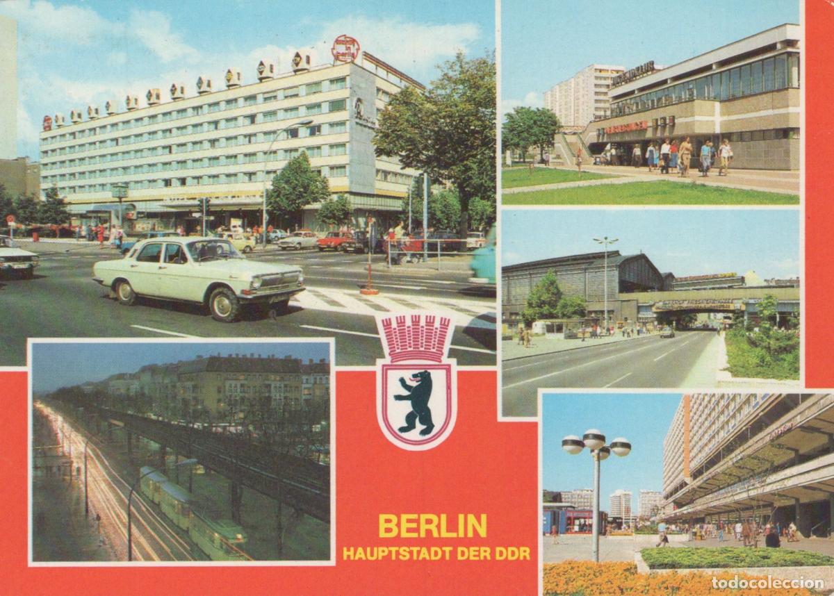 Cartoline: Germany Berlin Capital of Gdr Multi View With City Scenes and *YAX200