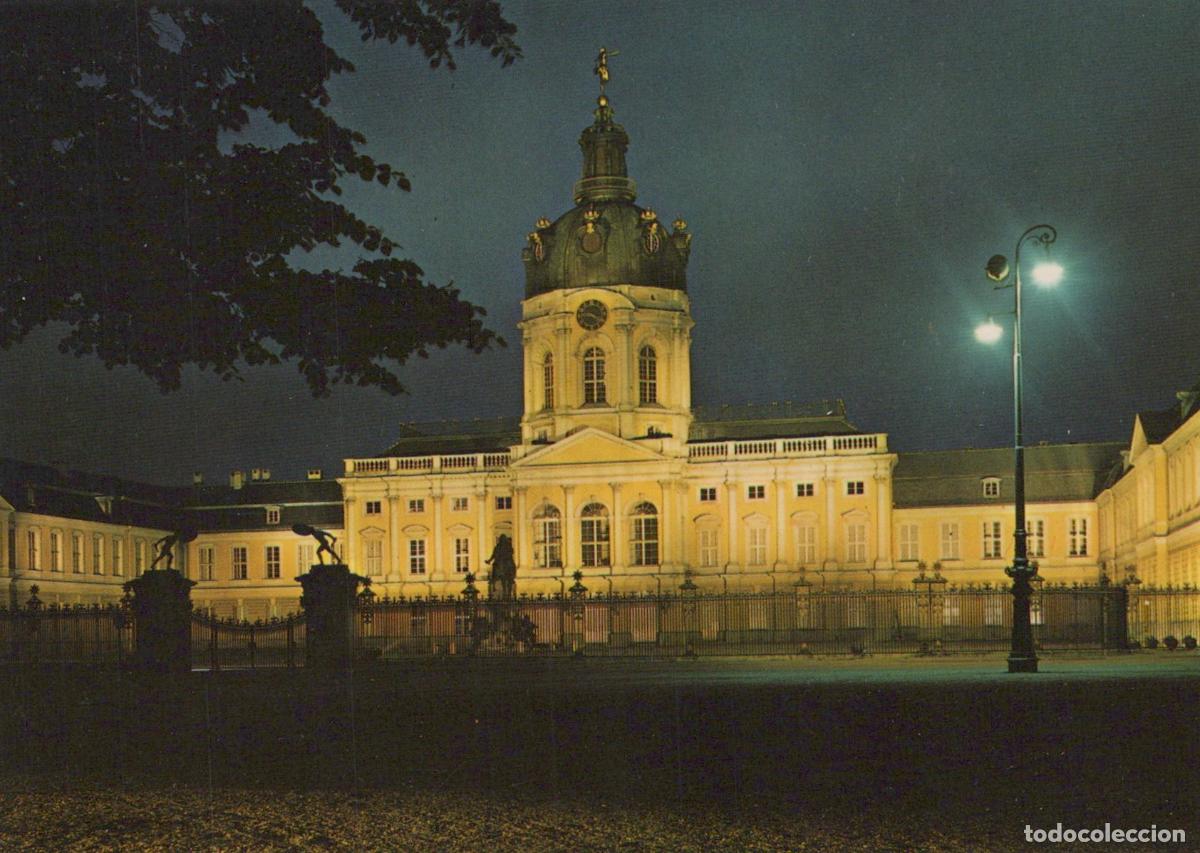 Cartoline: Germany Berlin Charlottenburg Palace Castle Night View Unposted *YAX208