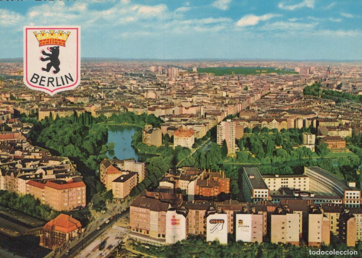 Postcards: Germany Berlin Panoramic View From Funkturm Cityscape With Lake Unposted *YAX167