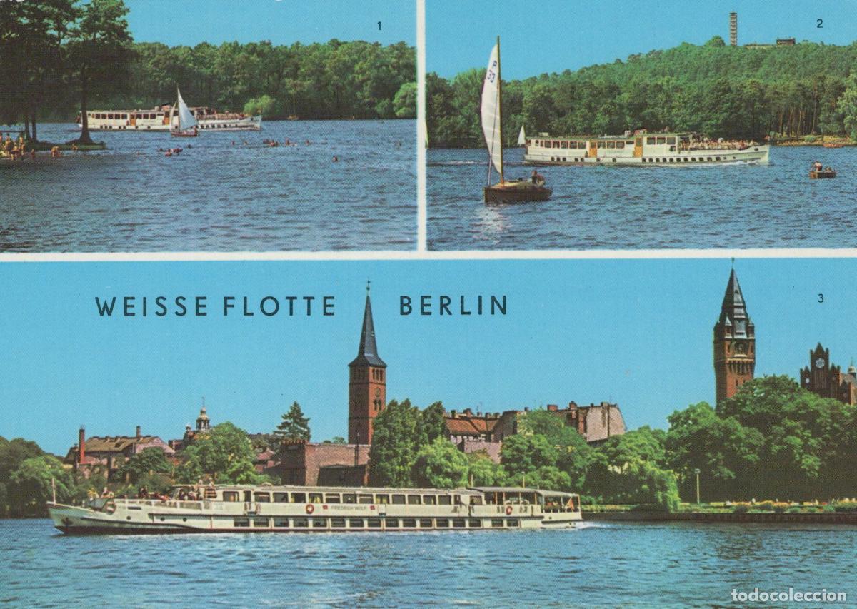 Postais: Germany Berlin Weisse Flotte Ships On M&uuml;ggelsee and K&ouml;penicker Becken *YAX212