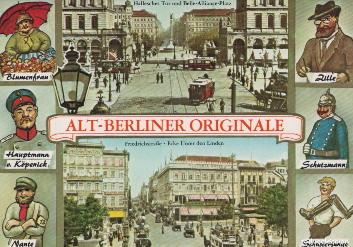 Postais: Germany Berlin Alt Berliner Originale Halleches Tor Belle Unposted *YAX228