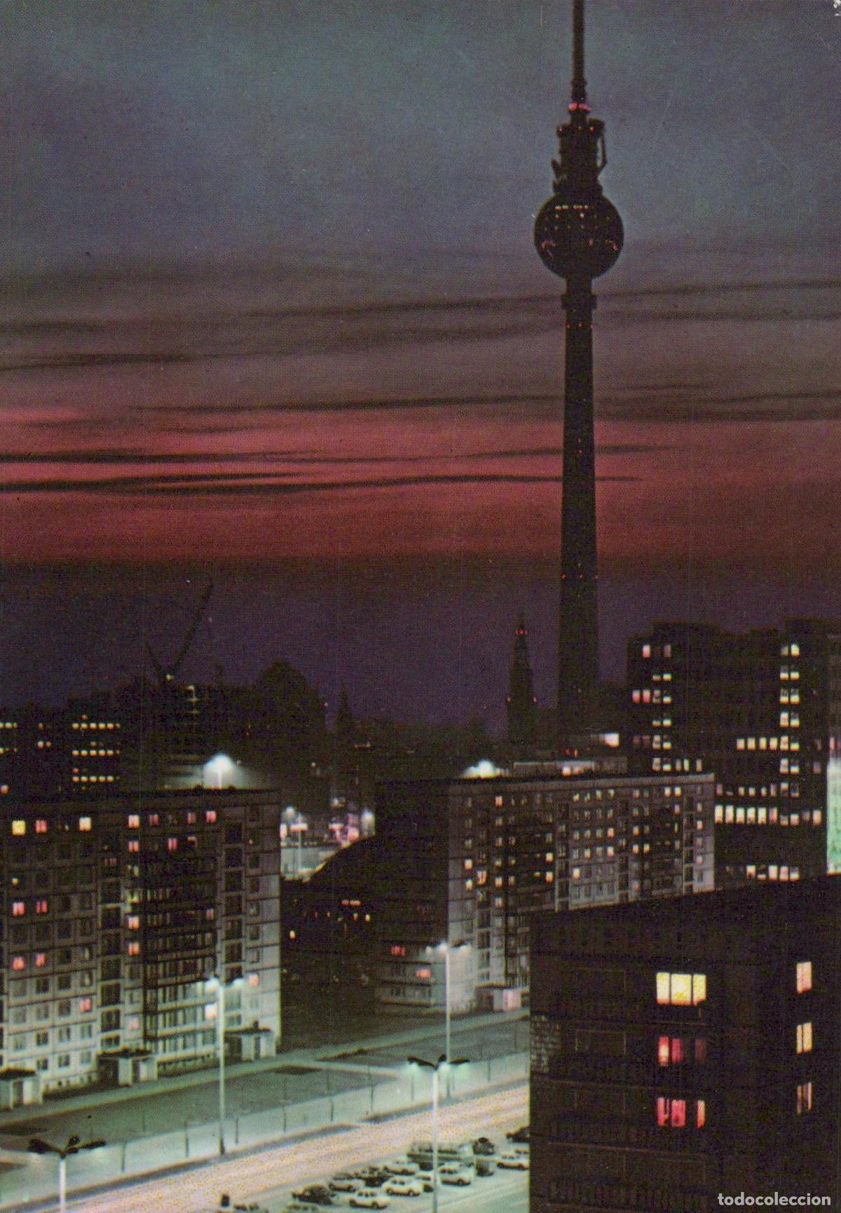Postais: Germany Berlin TV Tower Cityscape At Dusk East Unposted *YAX945