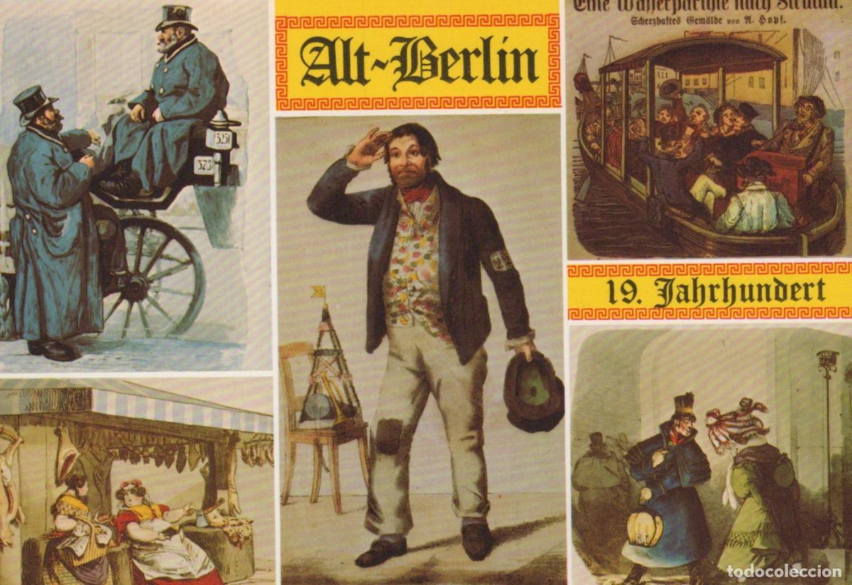 Postais: Germany Berlin Alt 19th Century Life Droschkenkutscher Water Unposted *YAX230
