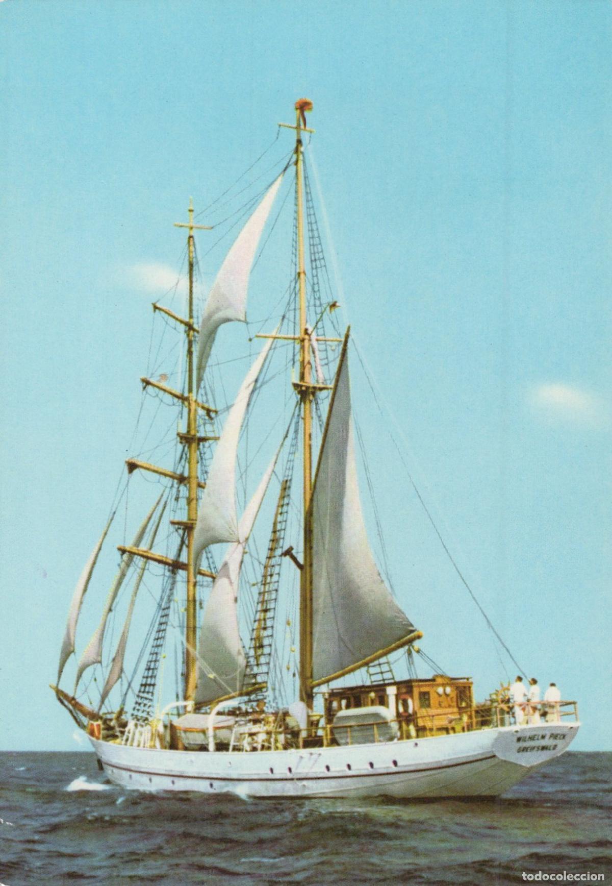 Postais: Germany Greifswald Sailing Training Ship Wilhelm Pieck East Unposted *YAX991