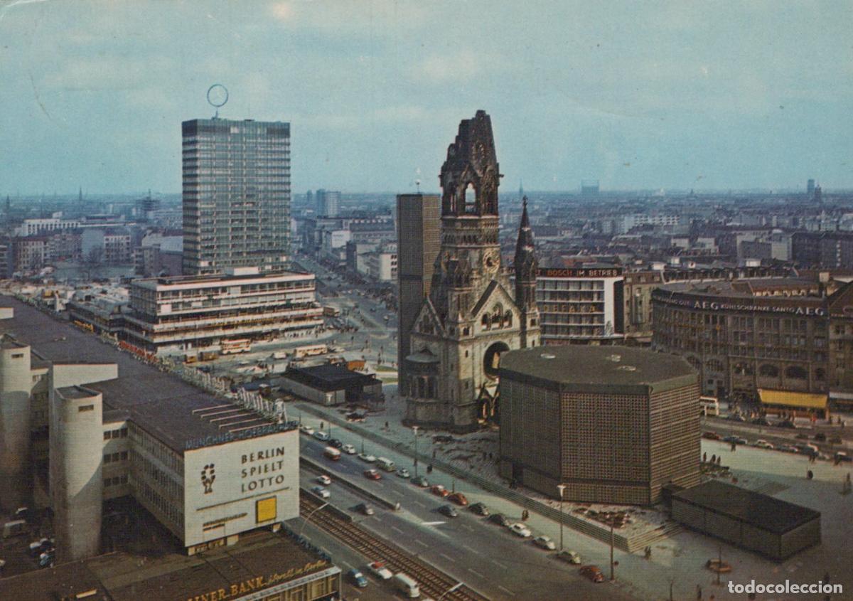 Cartoline: Germany Berlin Europa Center and Kaiser Wilhelm Memorial Church Aerial *YAX187