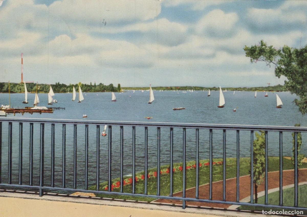 Cartes Postales: Germany Berlin Lake Wannsee With Sailboats and Waterfront View *YAX306