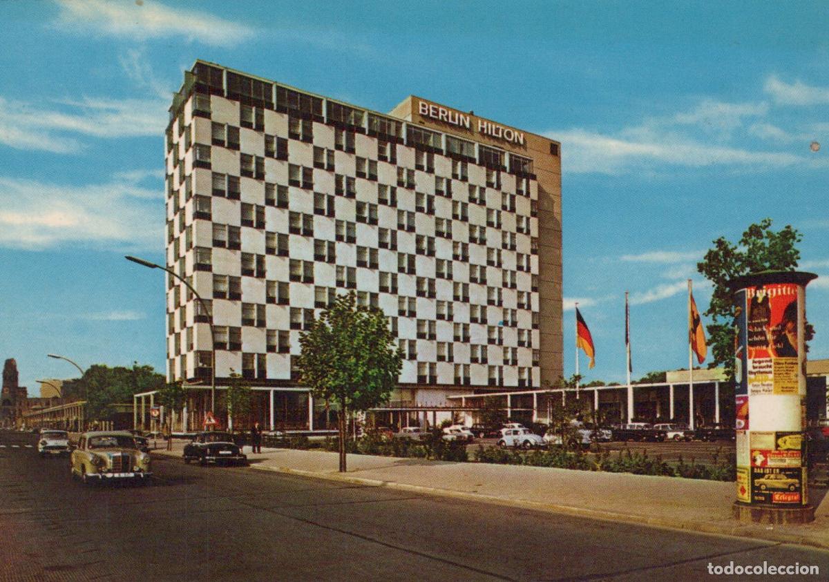 Cartes Postales: Germany Berlin Hilton Hotel West 1960s Vintage Unposted *YAX318