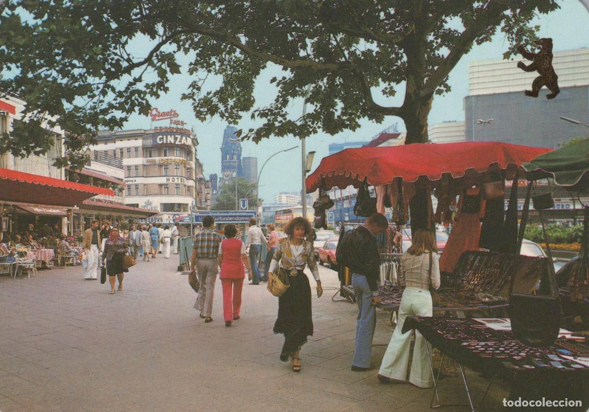 Postkarten: Germany Berlin Street Dealers On Kurf&uuml;rstendamm With Kaiser Unposted *YAX223