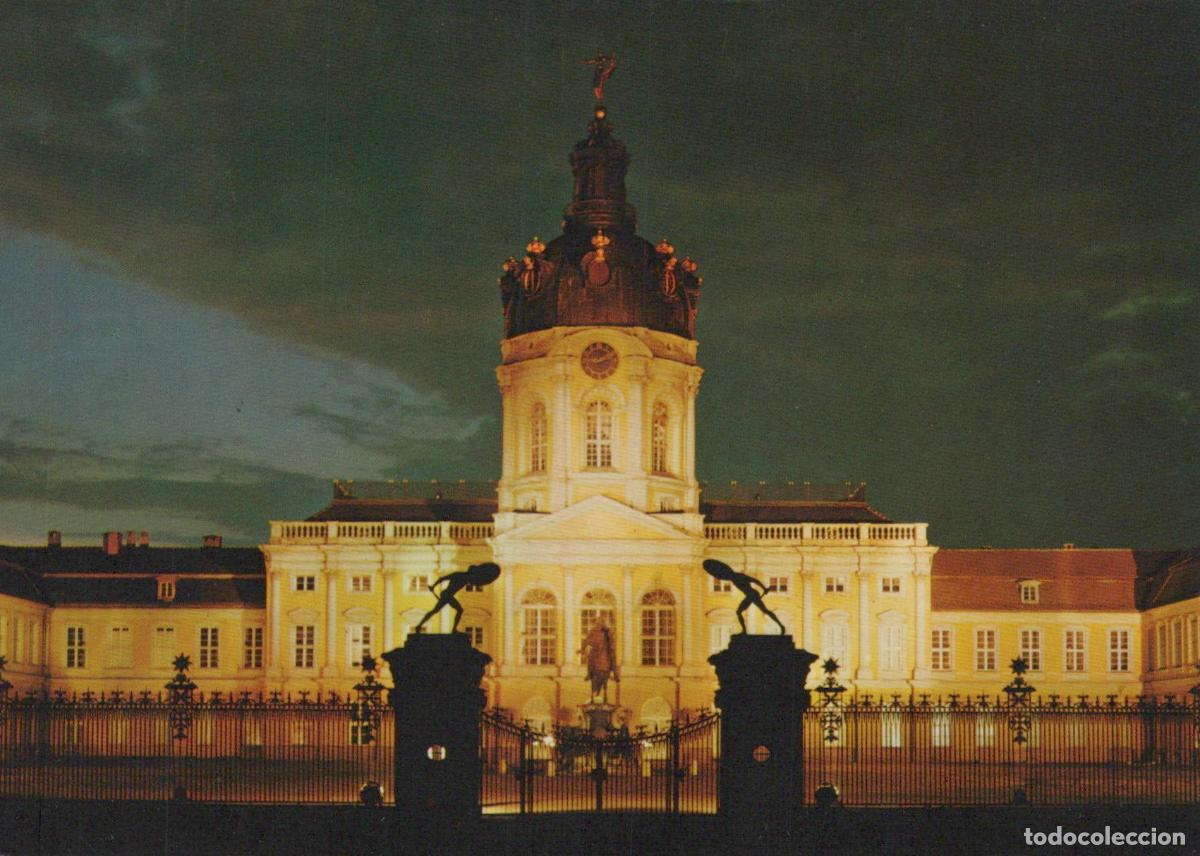 Cartoline: Germany Berlin Charlottenburg Palace At Night With Statues *YAX330