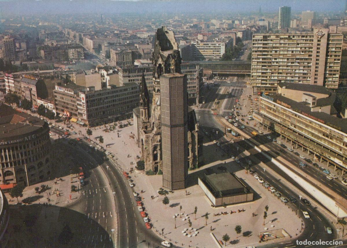Postales: Germany Berlin Aerial View Kaiser Wilhelm Memorial Church Unposted *YAX334