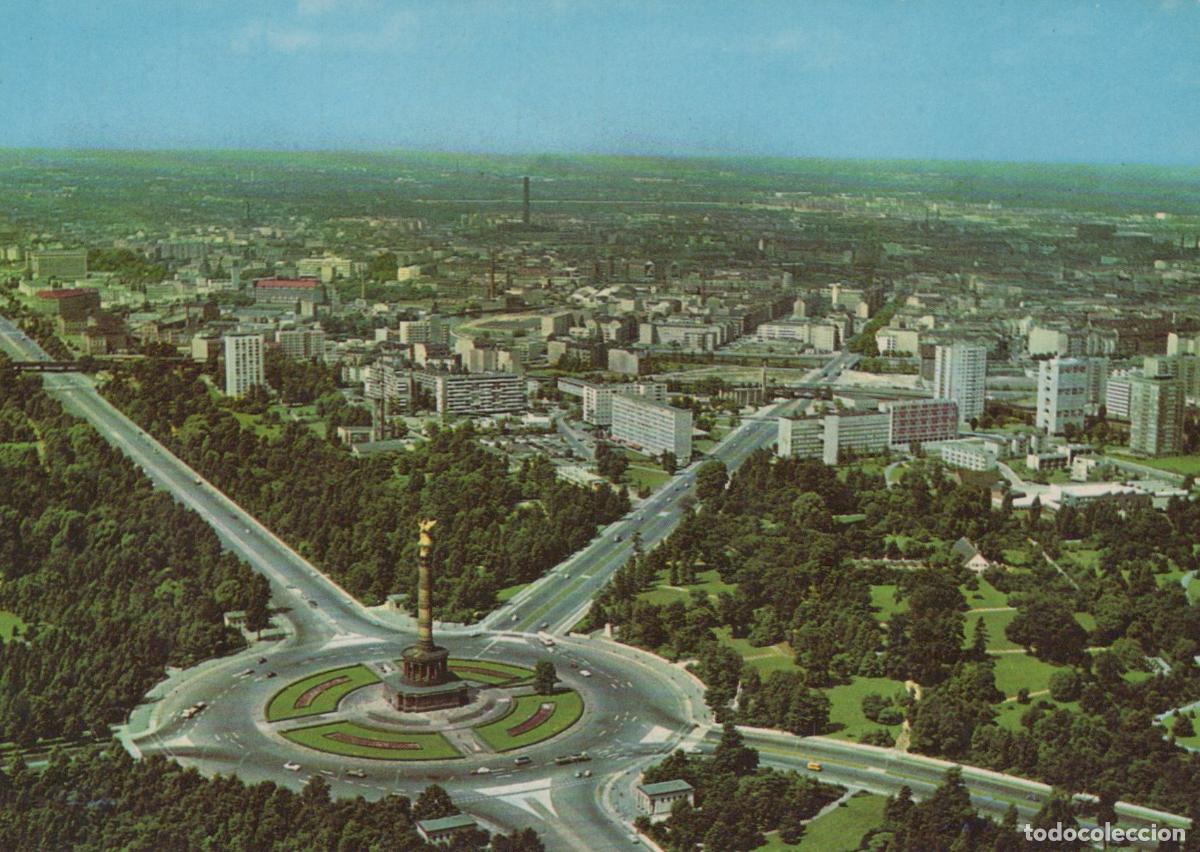 Postkarten: Germany Berlin Tiergarten Victory Column Hansaviertel Aerial Unposted *YAX340