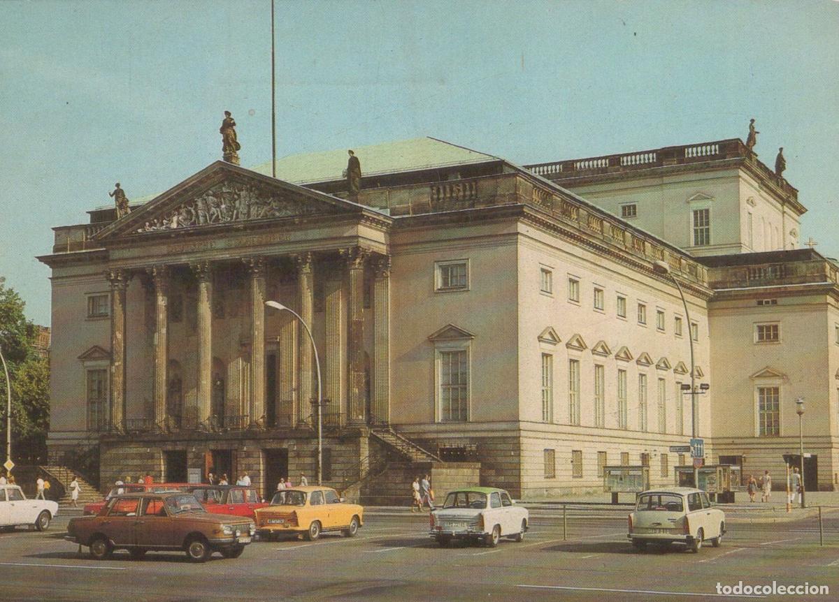 Postales: Germany Berlin German State Opera House With Classic Cars East *YAX237