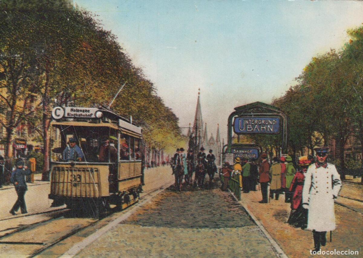 Postais: Germany Berlin Kurf&uuml;rstendamm Streetcar and U Bahn Station Unposted *YAX359
