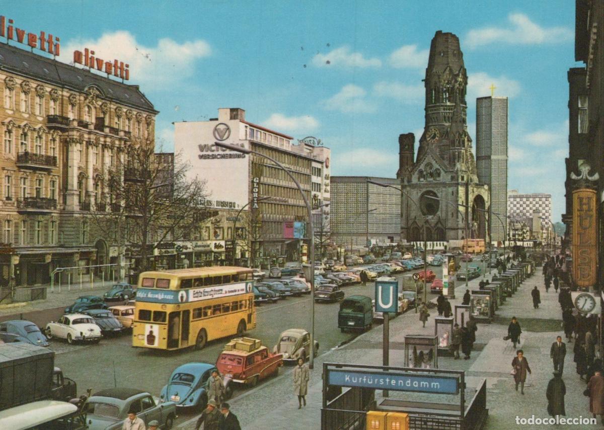 Postcards: Germany Berlin Kurf&uuml;rstendamm With Kaiser Wilhelm Memorial Church and *YAX245