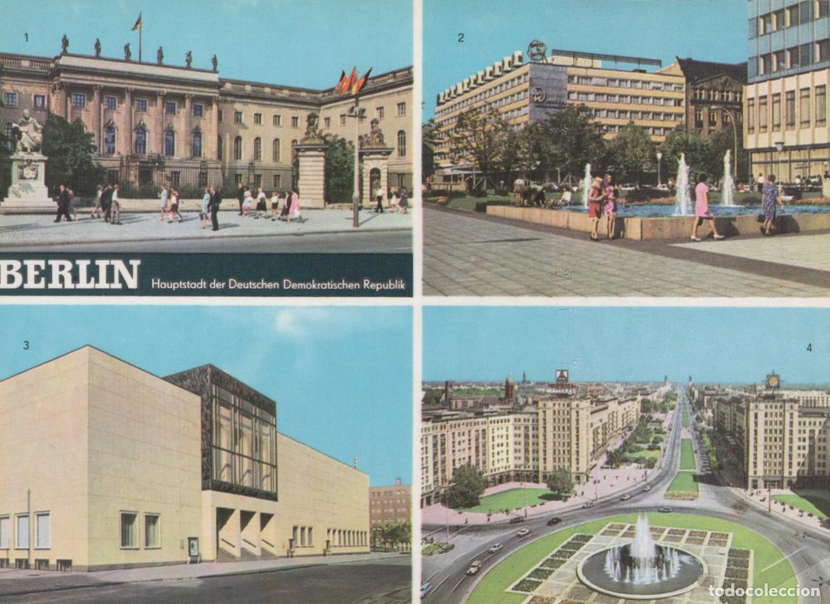 Cartoline: Germany Berlin East Humboldt University Interhotel Komische Unposted *YAX394