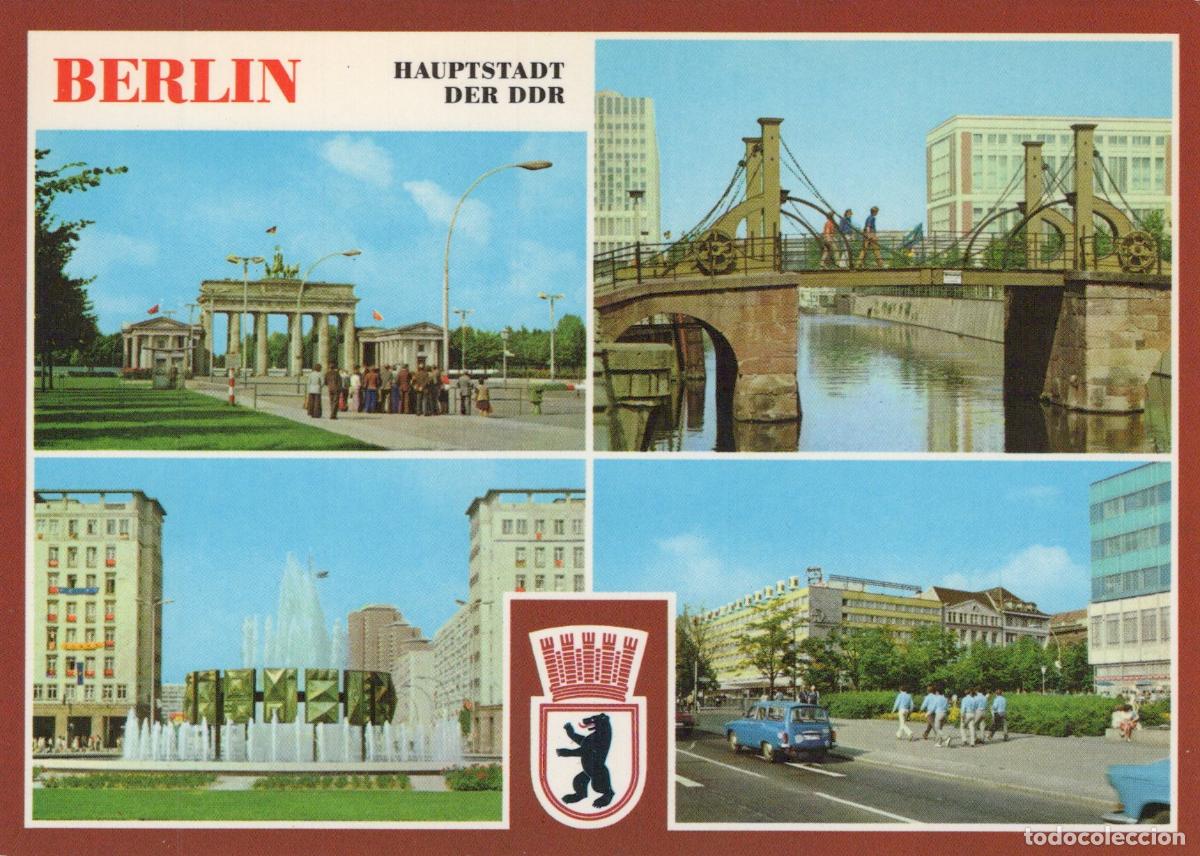 Postales: Germany Berlin Hauptstad der Ddr Multi View Brandenburg Gate Unposted *YAX398
