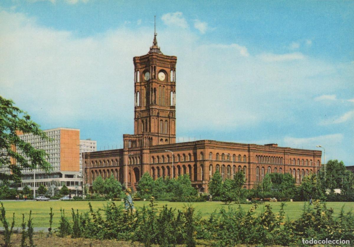 Postais: Germany Berlin Red City Hall Rotes Rathaus Architecture East Unposted *YAX402