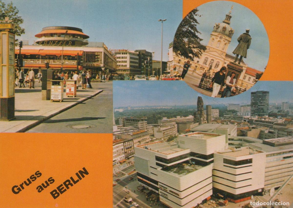 Postcards: Germany Berlin City Collage Cafe Kranzler Charlottenburg Unposted *YAX406