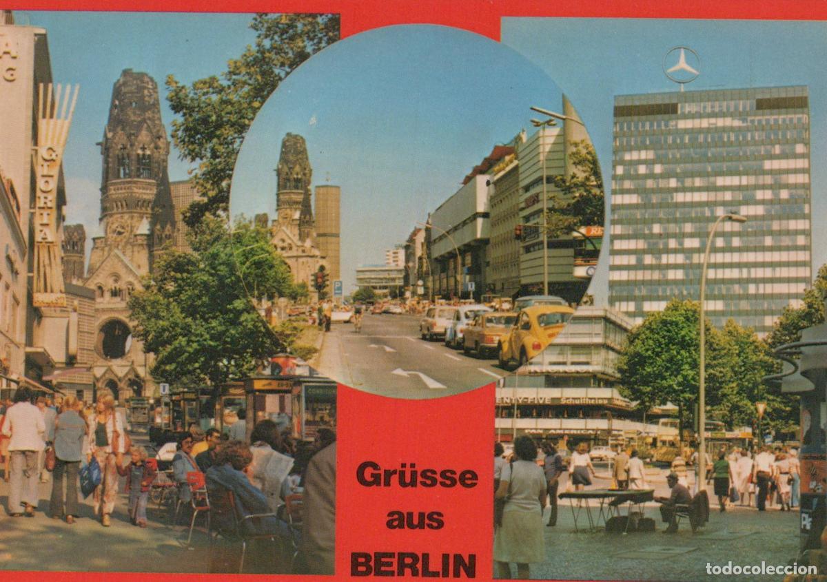 Postcards: Germany Berlin Ged&auml;chtniskirche Kaufhaus Wertheim Europa Center Unposted *YAX434
