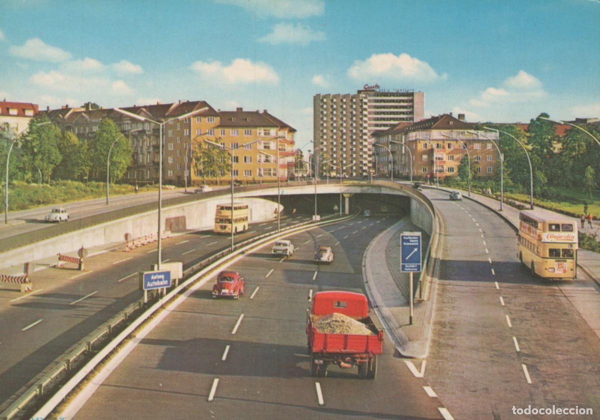 Cartes Postales: Germany Berlin Halensee Stadtautobahn 1950s Vintage Unposted *YAX440