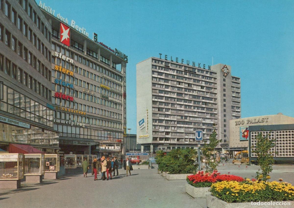 Cartes Postales: Germany Berlin Breitscheidplatz Square With Telefunken and Zoo Unposted *YAX448