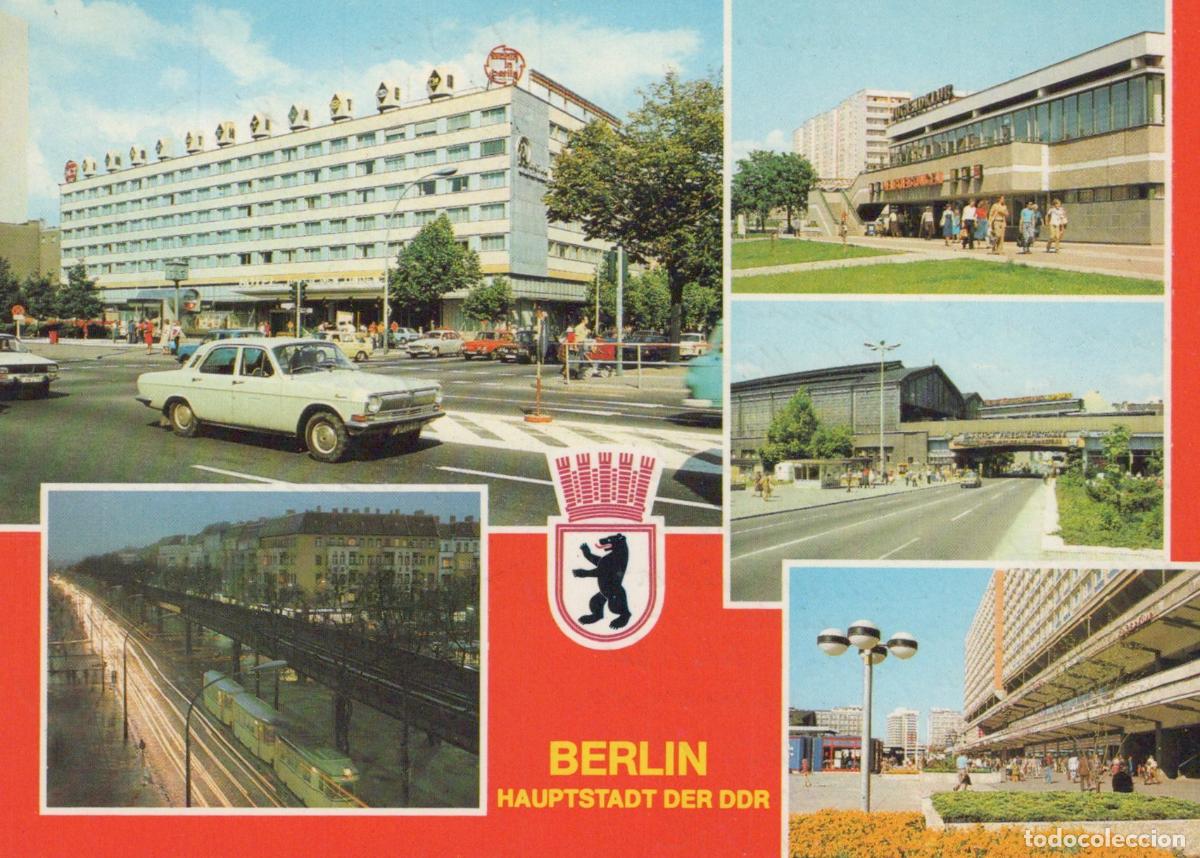 Cartes Postales: Germany Berlin City Views Interhotel Alexanderplatz Subway 1970s *YAX287