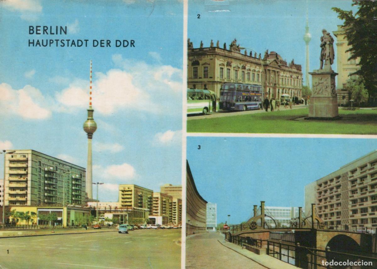 Cartes Postales: Germany Berlin Ddr TV Tower Museum Jungfern Bridge Cityscape 1972 *YAX468