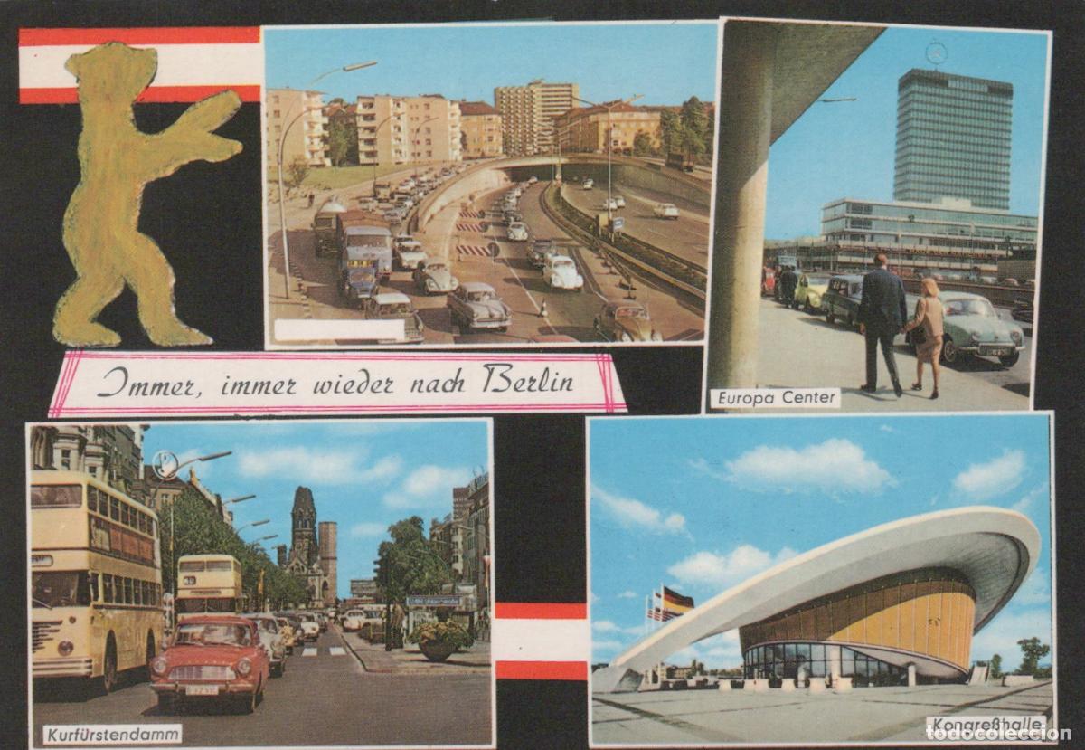 Cartes Postales: Germany Berlin Collage Europa Center Kongresshalle Unposted *YAX472