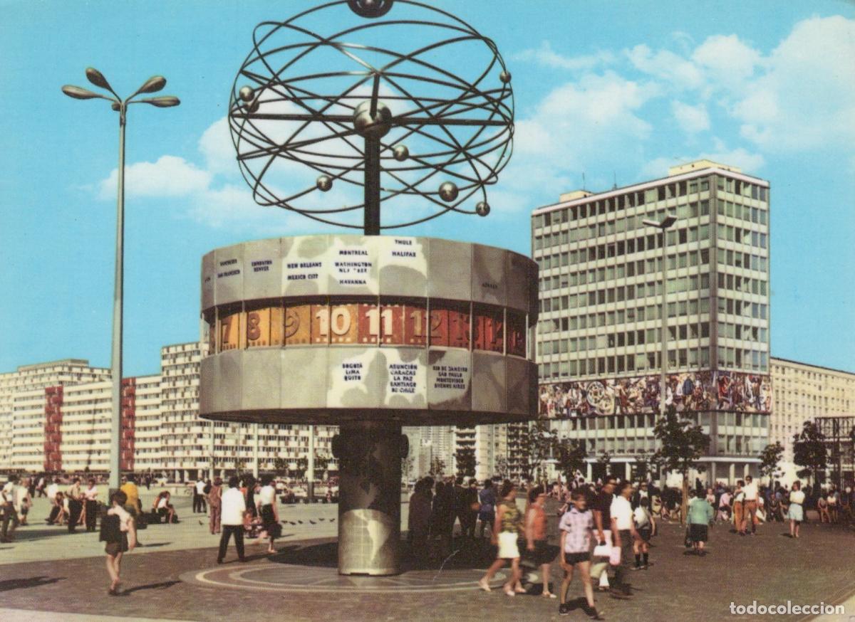 Cartes Postales: Germany Berlin Urania World Time Clock Alexanderplatz East Unposted *YAX303