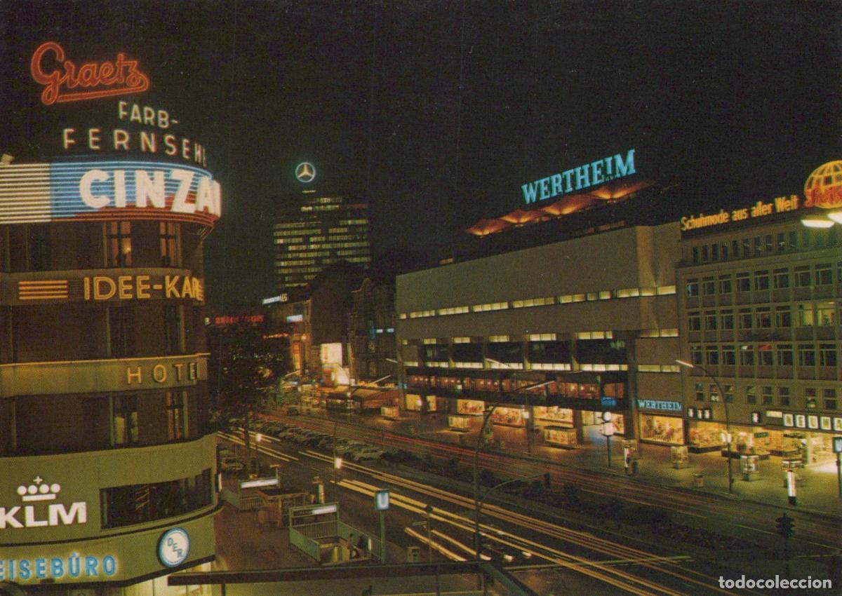 Cartes Postales: Germany Berlin Kurf&uuml;rstendamm Night View With Wertheim and Unposted *YAX485