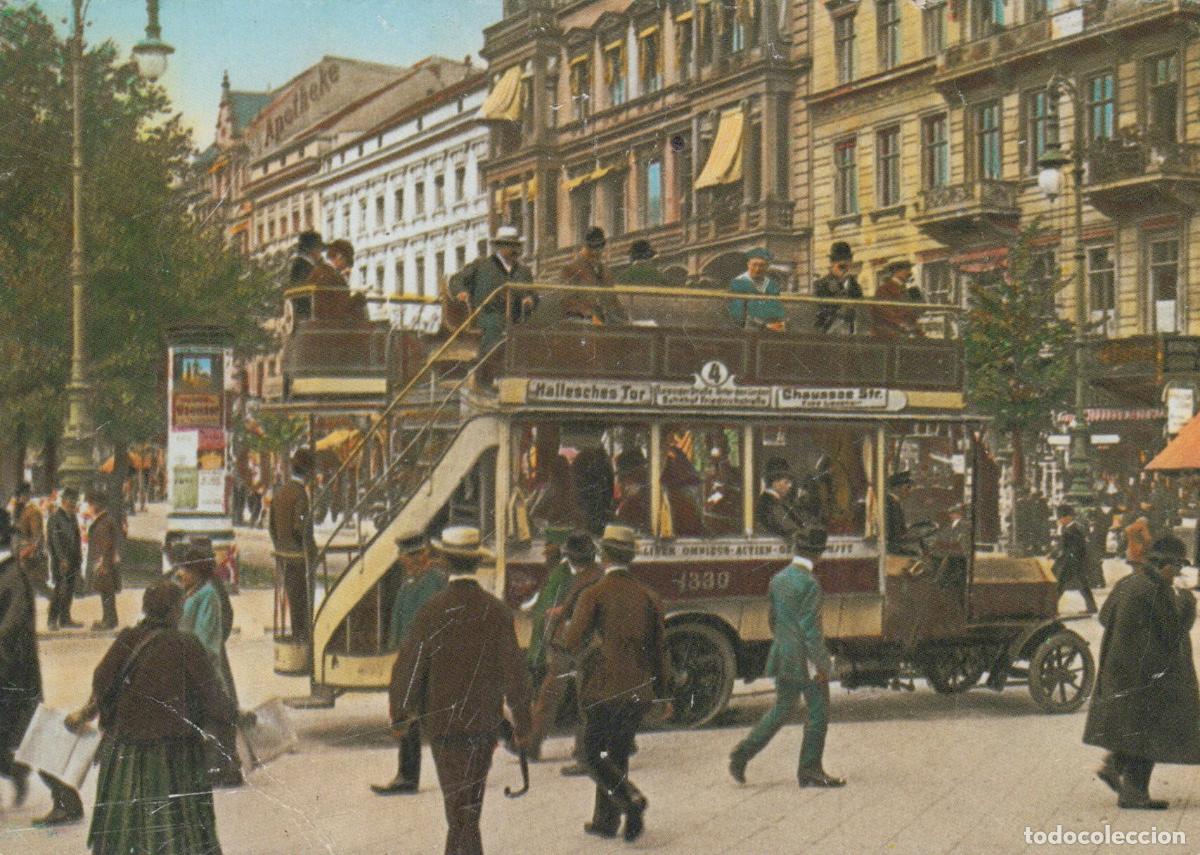 Cartes Postales: Germany Berlin Double Decker Bus At Hallesches Tor Busy Street Unposted *YAX487