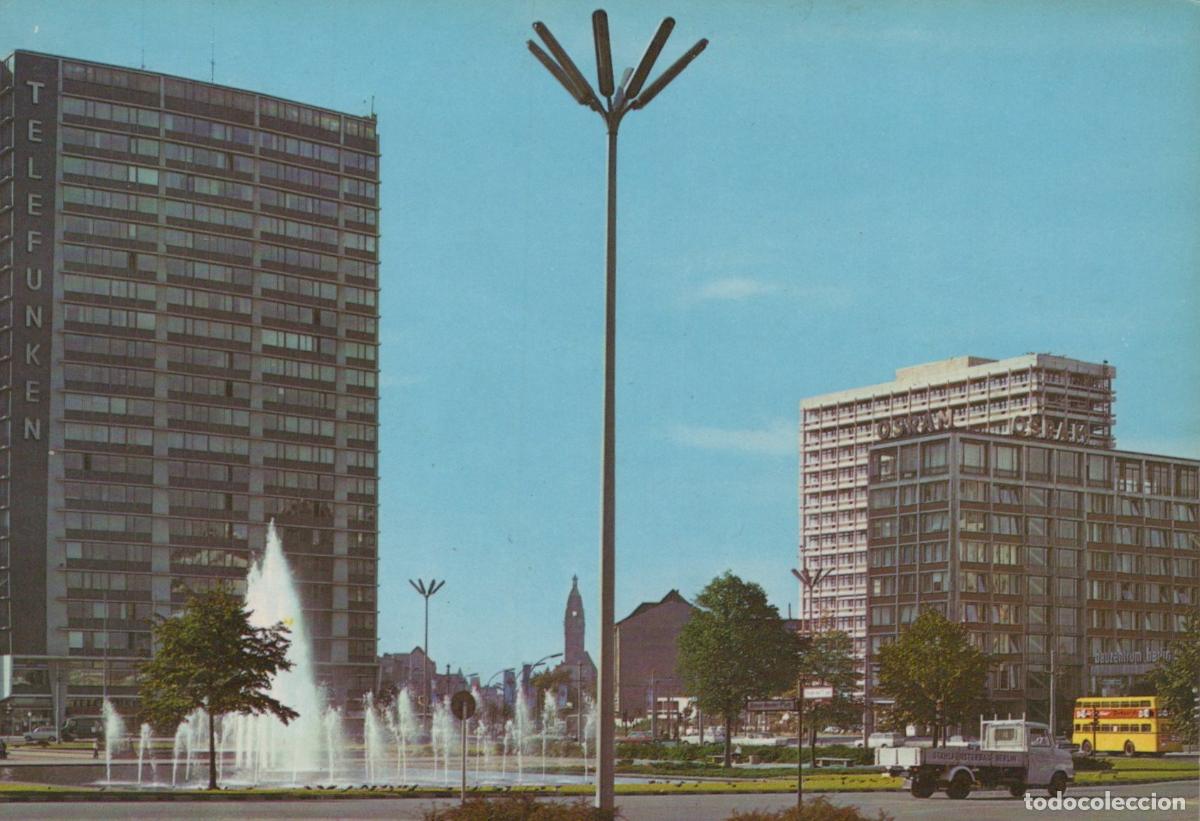 Cartes Postales: Germany Berlin Ernst Reuter Platz Telefunken Building Fountain Unposted *YAX499