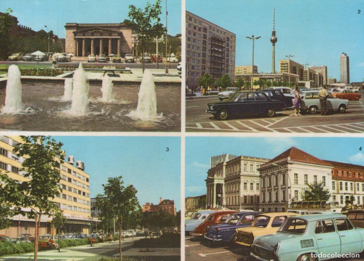 Postais: Germany Berlin Ddr Multi View Memorial Karl Marx Allee Interhotel *YAX507