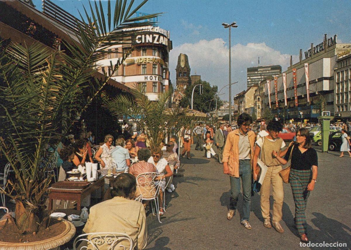 Postais: Germany Berlin Kurf&uuml;rstendamm Street Scene With Outdoor Cafe Unposted *YAX321