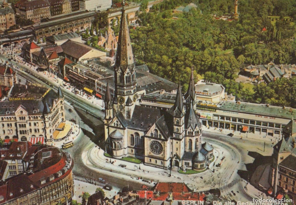 Postais: Germany Berlin Aerial View of Kaiser Wilhelm Memorial Church *YAX331