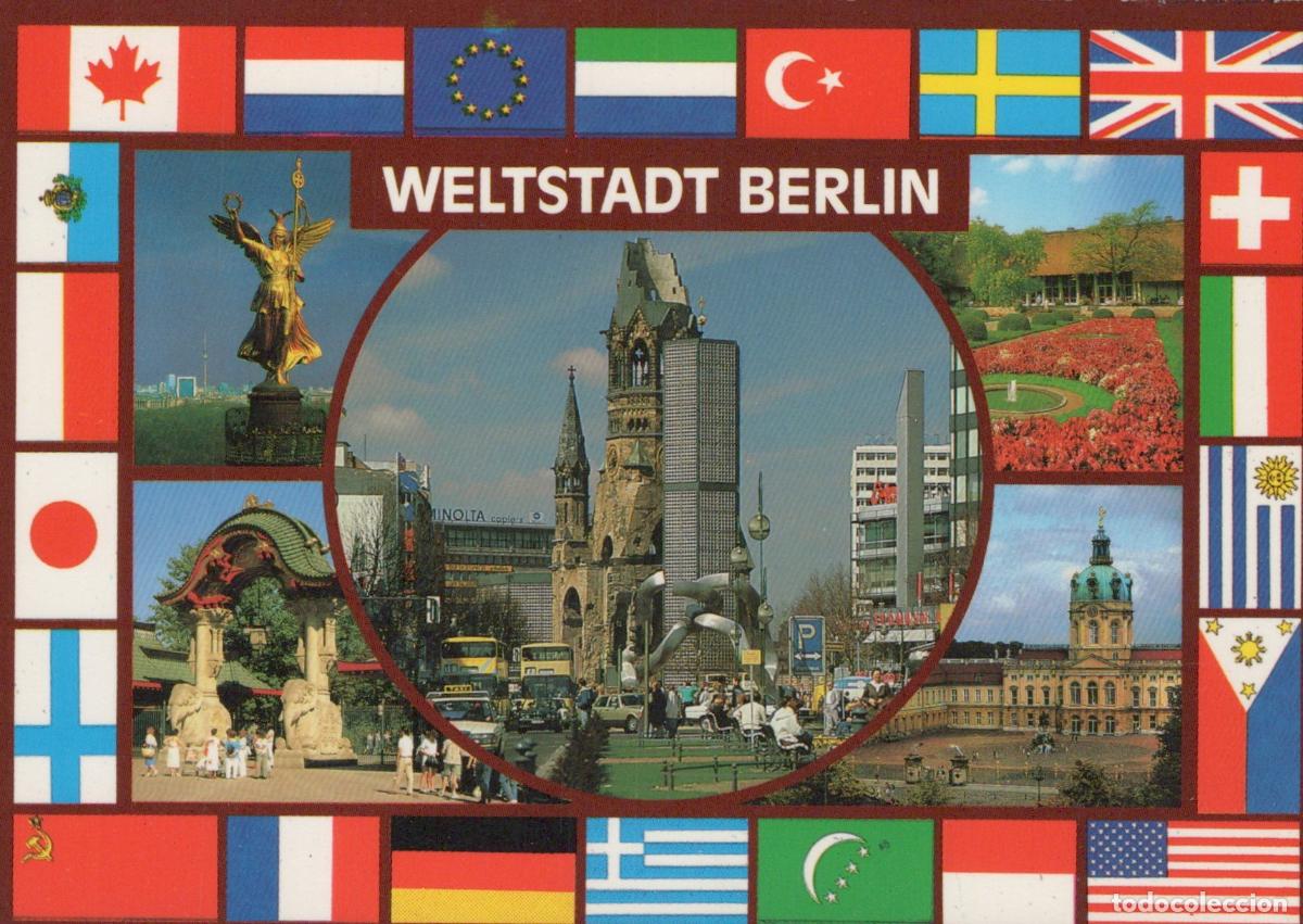 Postais: Germany Berlin Weltstadt Collage With Kaiser Wilhelm Memorial Unposted *YAX541