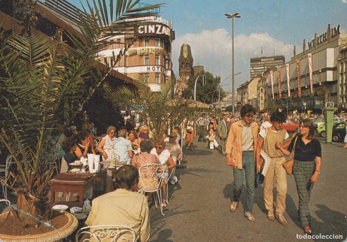 Postais: Germany Berlin Kurf&uuml;rstendamm Street Scene With Outdoor Cafe Unposted *YAX337