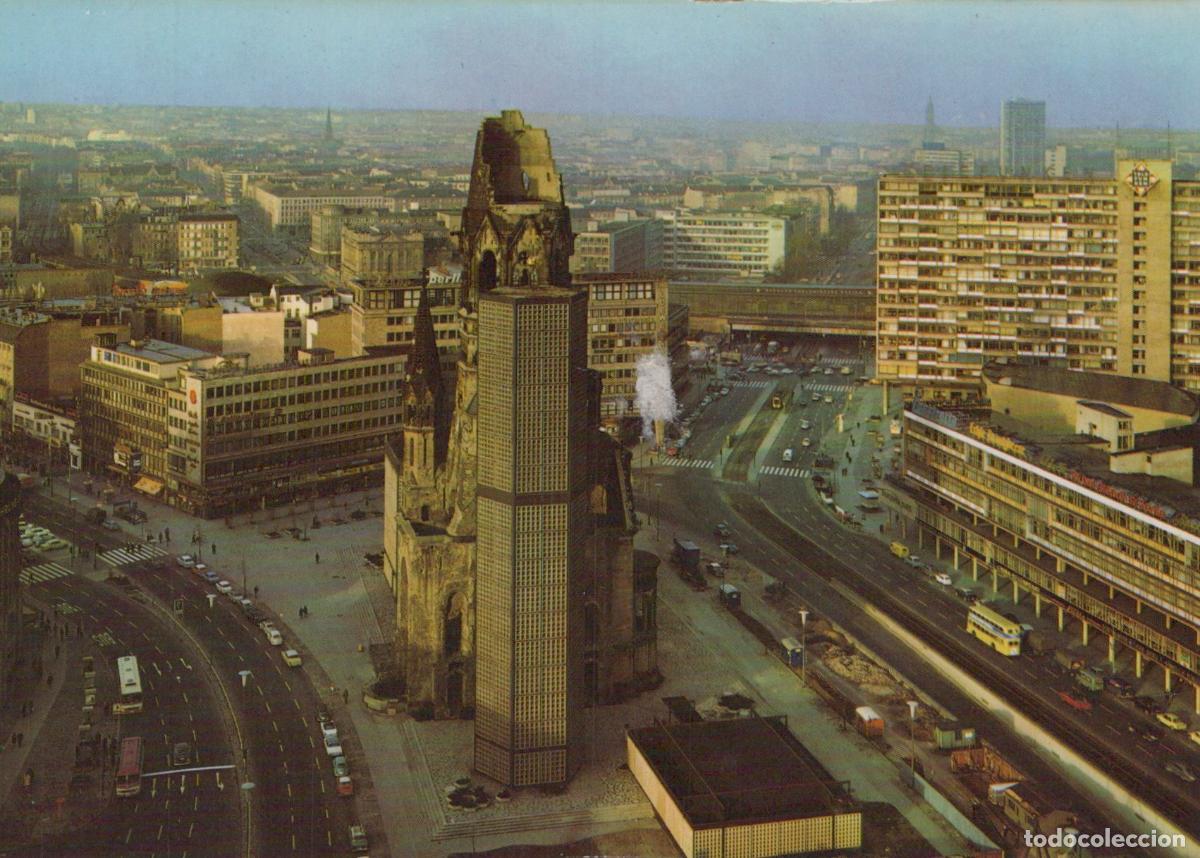 Postais: Germany Berlin Kaiser Wilhelm Memorial Church Cityscape Aerial Unposted *YAX341
