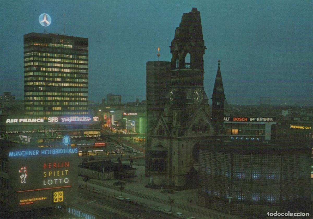 Postais: Germany Berlin Europa Center At Night With Kaiser Wilhelm Unposted *YAX350