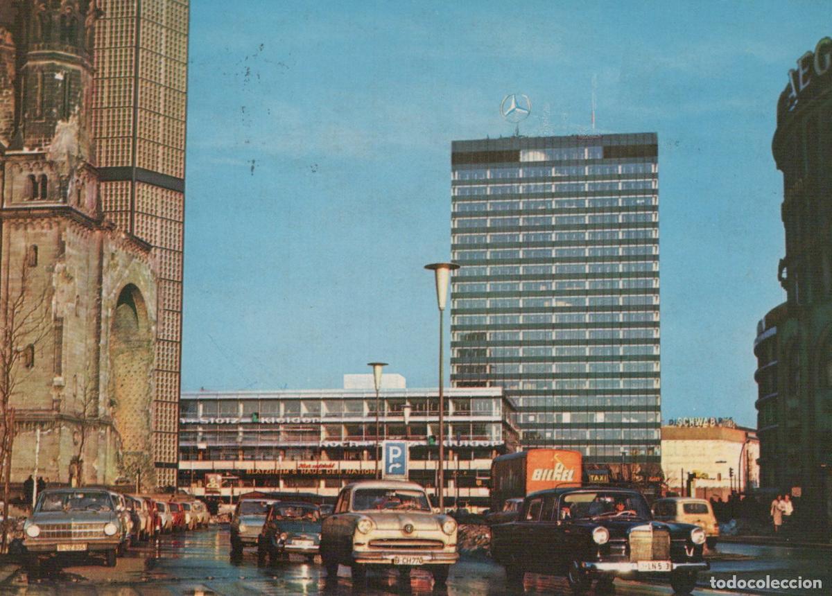 Postcards: Germany Berlin Europa Center With Kaiser Wilhelm Memorial Church 1960s *YAX369