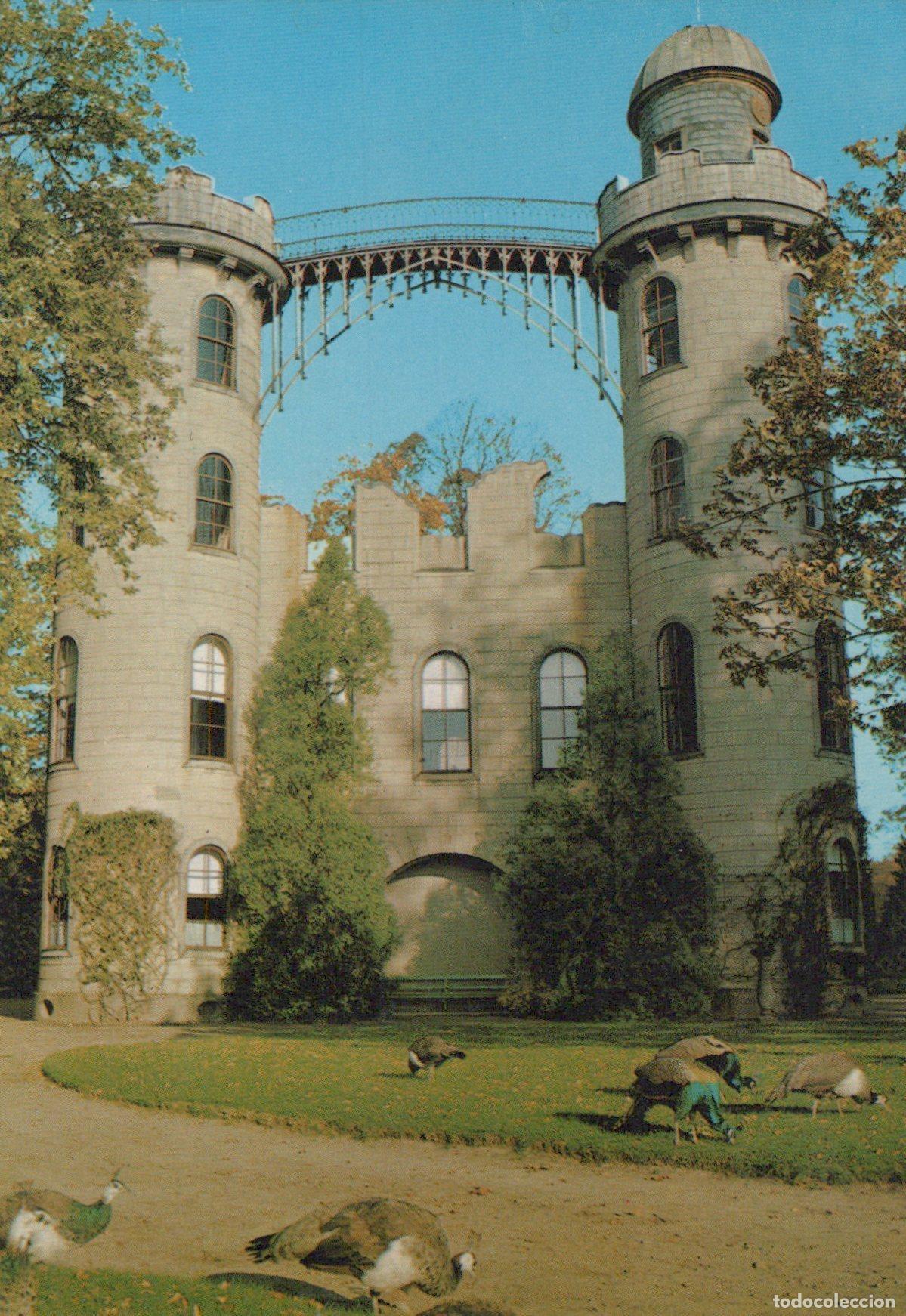 Cartes Postales: Germany Berlin Pfaueninsel Peacock Island Castle With Peacocks Unposted *YAX605