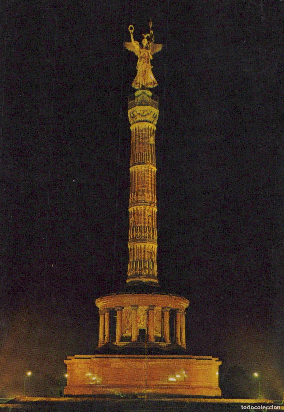 Cartes Postales: Germany Berlin Victory Column Siegess&auml;ule At Night *YAX611